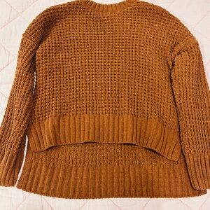 Cozy Brown Knit Sweater